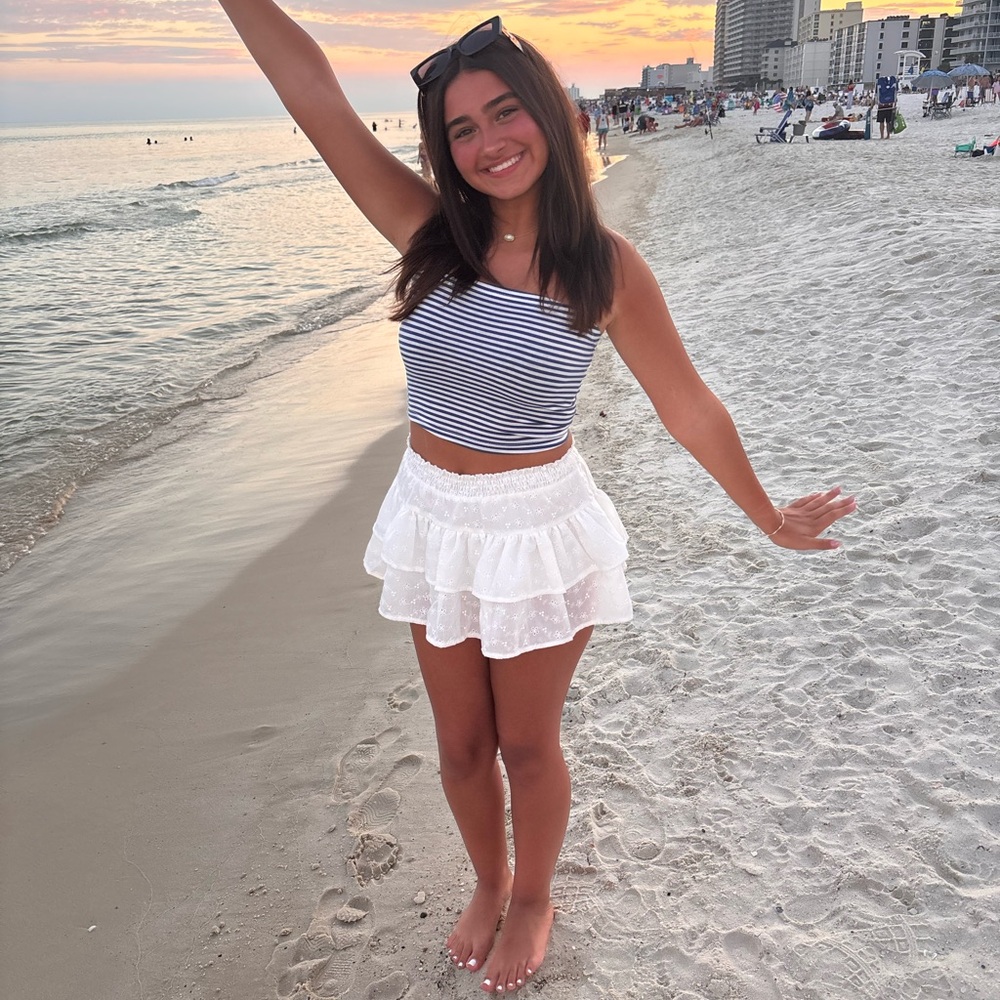 Striped Crop Top